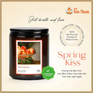 Nến Thơm Spring Kiss Candle Hương Đào